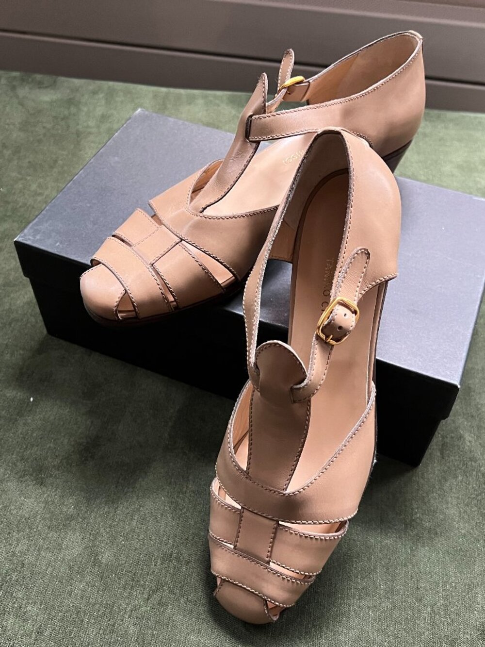 Vintage Tanino Crisci Heeled Sandals